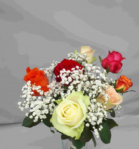 Bouquet de 7 roses